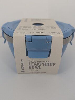 New Stanley Stainless Steel The Fresh To Table Bowl Leak Proof 16oz blue sky
